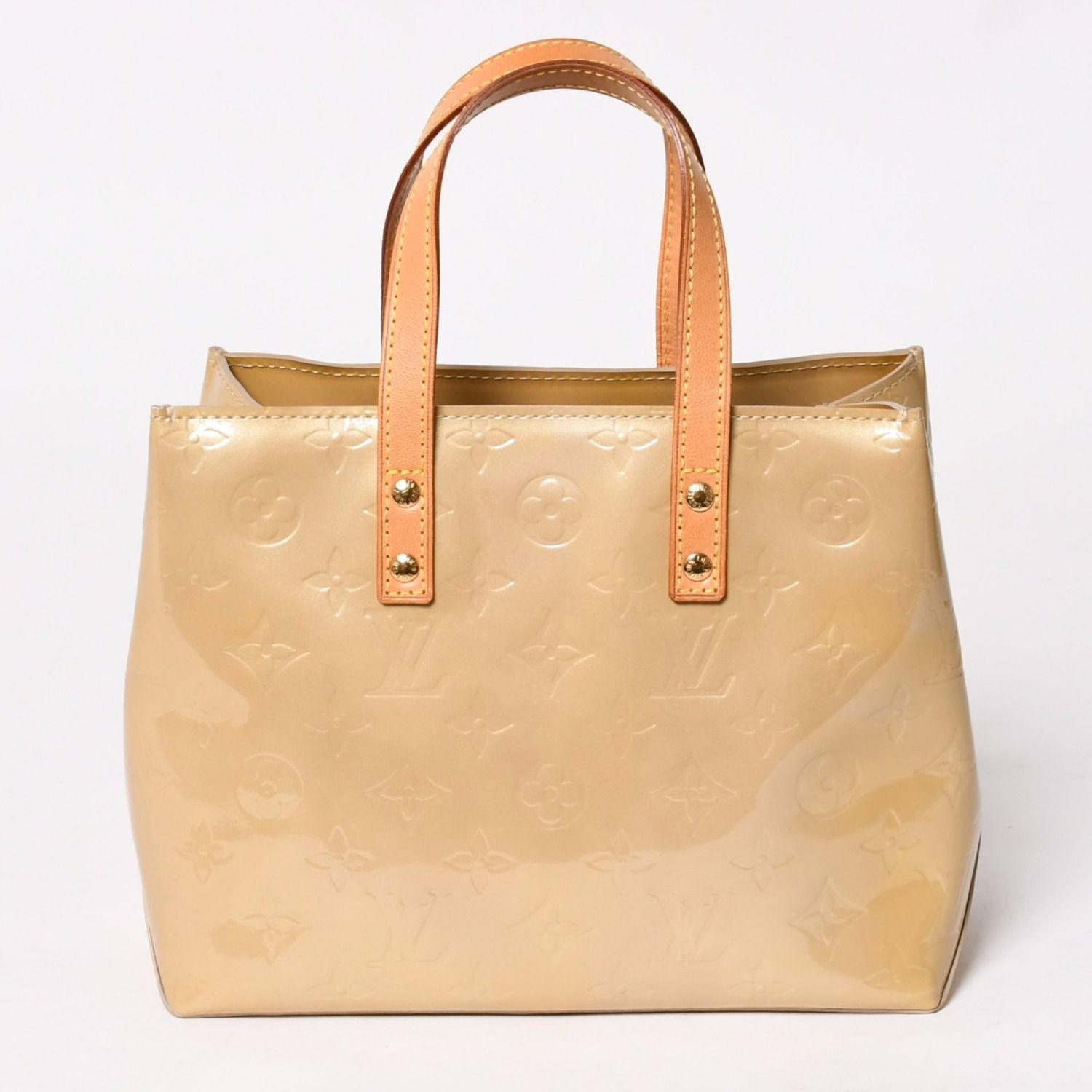 Louis Vuitton Tote Bag Gold Vernis Beige — view 2