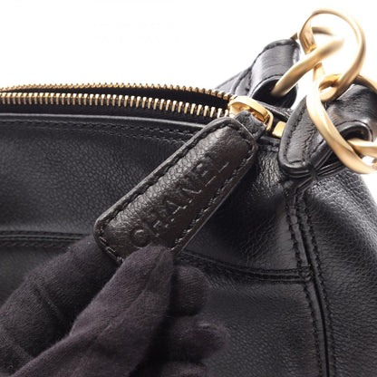 Chanel Handbag CC Logo Black Caviar Leather — view 7