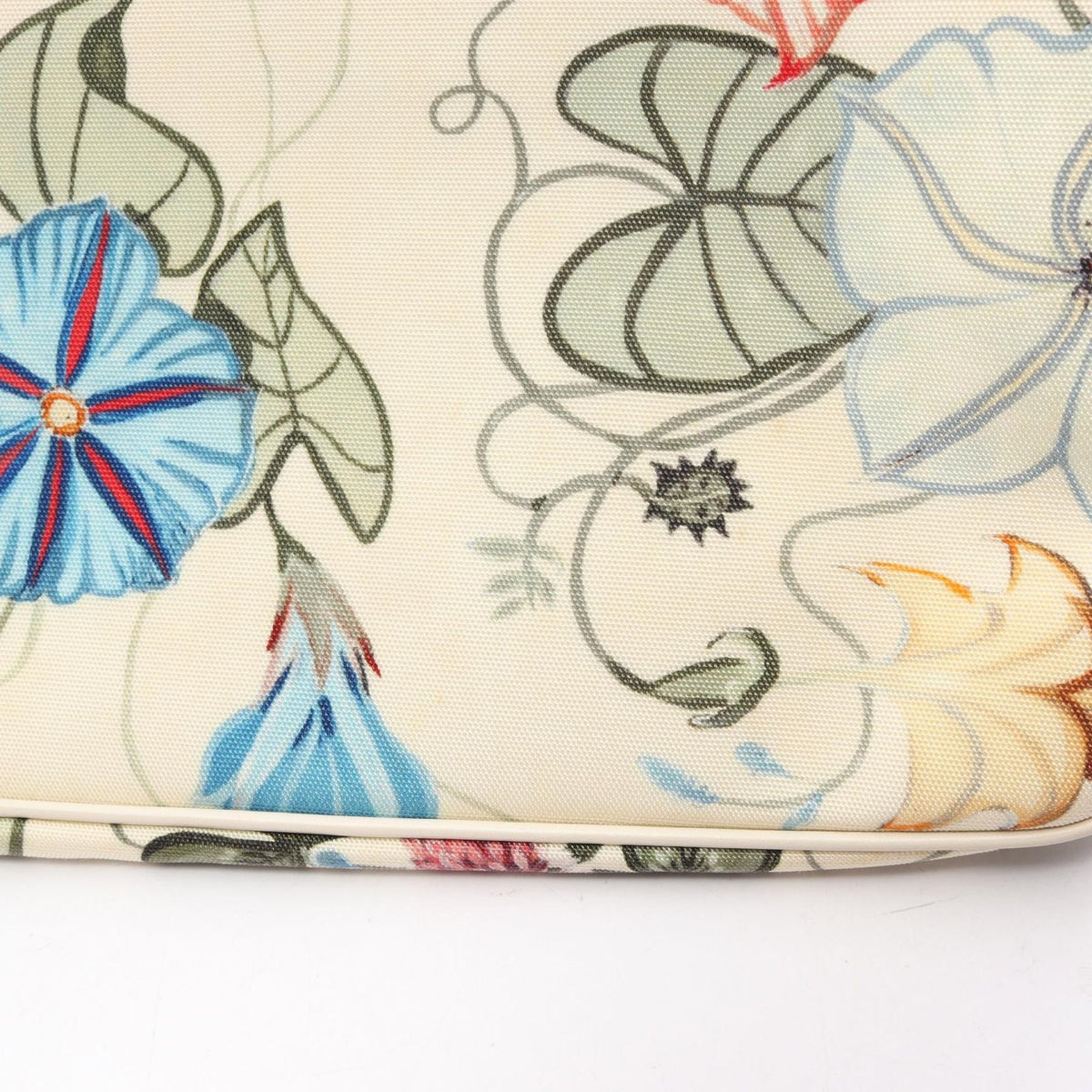 Gucci Tote Bag Krisnight Flora Off White Multi Leather 2-Way — view 8