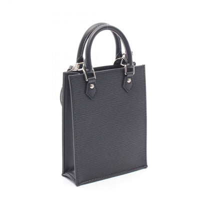 Louis Vuitton Handbag Sac Plat Noir Leather Petite — view 2