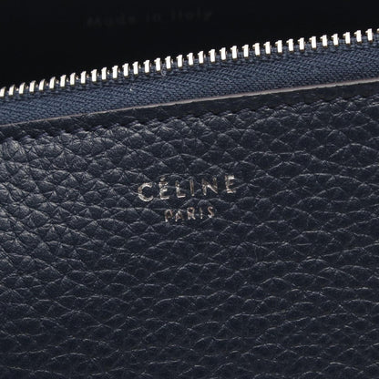 Celine Pouch Navy Leather — view 4