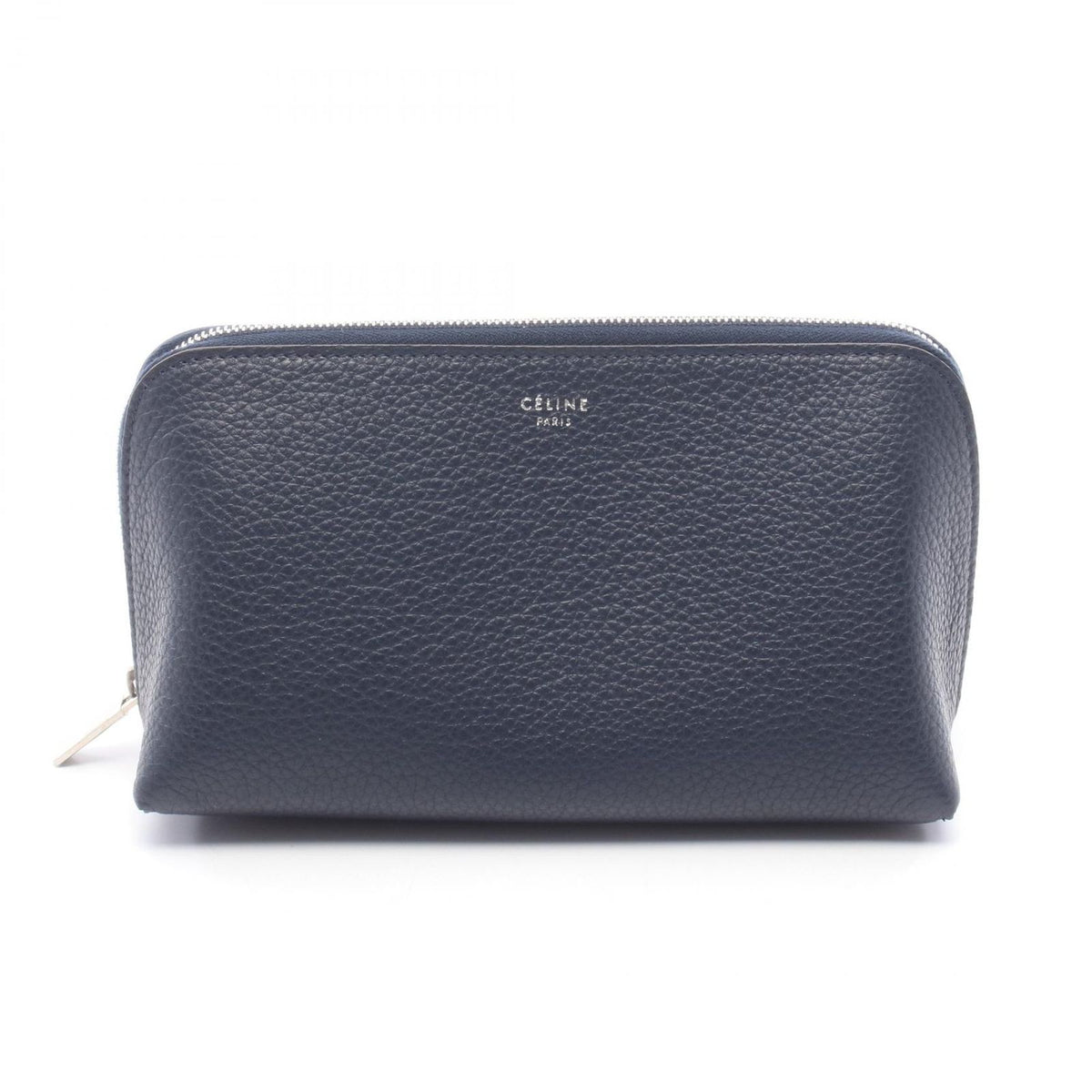 Celine Pouch Navy Leather