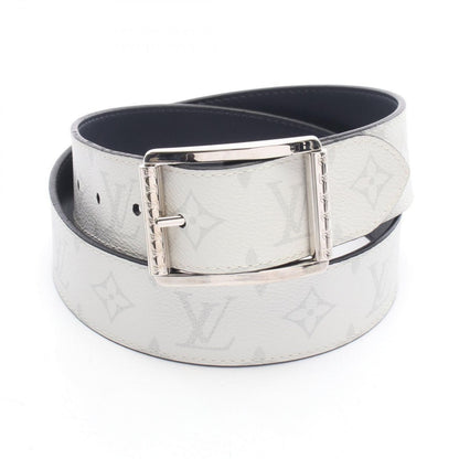 Louis Vuitton Belt Ceinture Reverso 40 Monogram Silver Reversible Leather