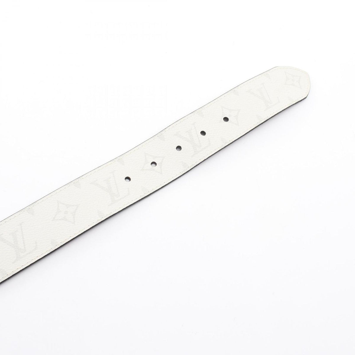 Louis Vuitton Belt Ceinture Reverso 40 Monogram Silver Reversible Leather — view 3