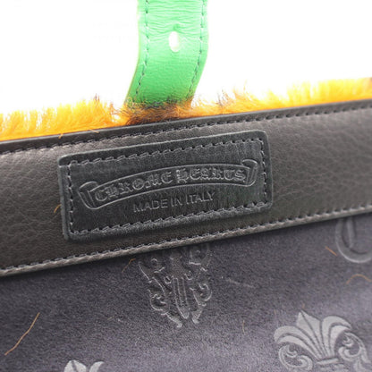 Chrome Hearts Roll 3 Cemetery Cross Patch Leopard Watch Case Leather — view 4
