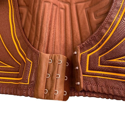 Fendi Bra Top Sports Top Training Wear FF Logo Nylon Polyurethane Orange Sporty — view 7