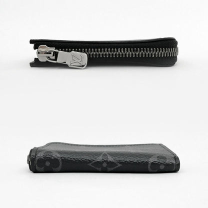 Louis Vuitton Porte-Monnaie Joule Monogram Eclipse Black Gray Coin Purse — view 4