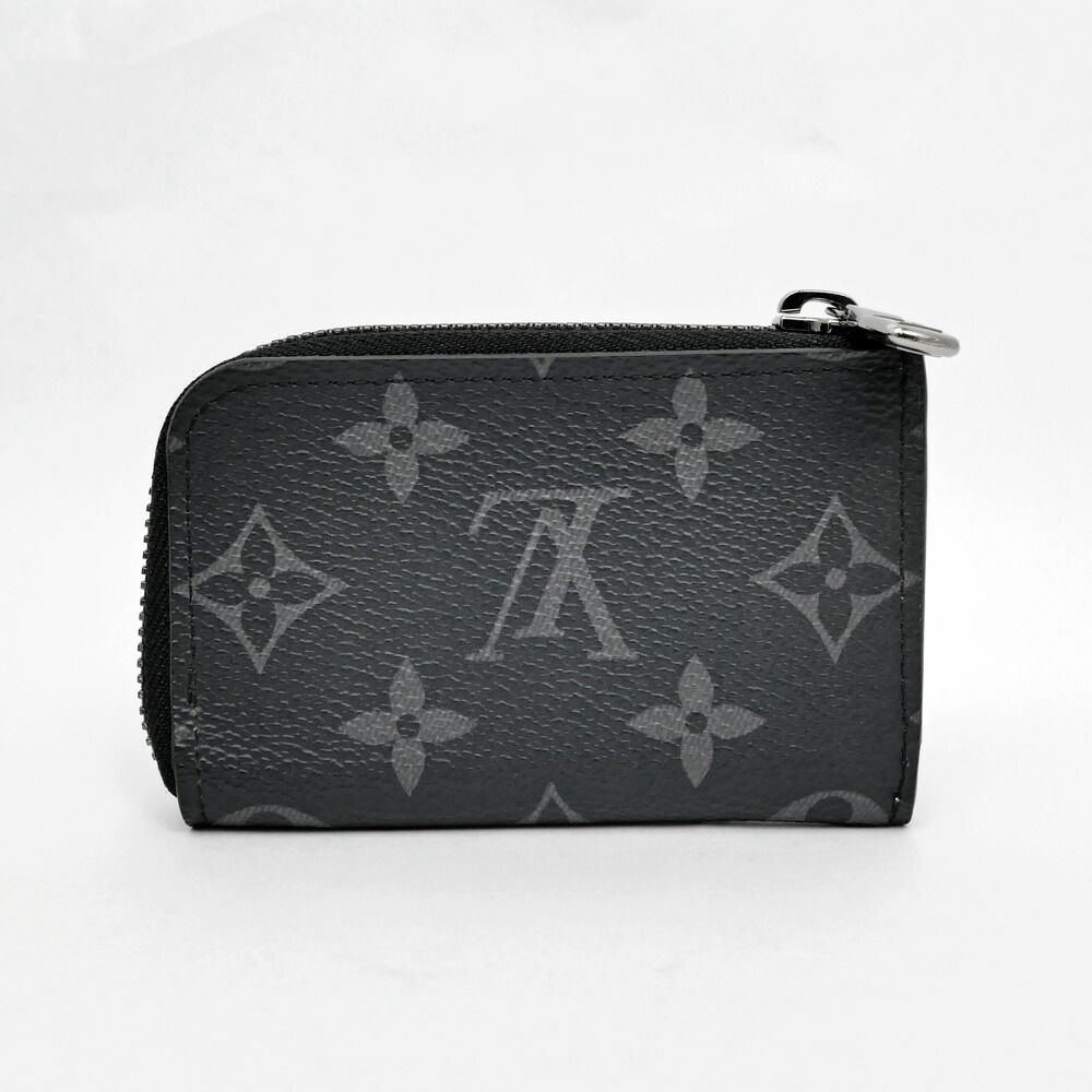Louis Vuitton Porte-Monnaie Joule Monogram Eclipse Black Gray Coin Purse — view 2