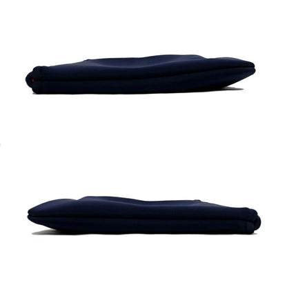 Hermes Neobain Navy Blue Marine Flat Pouch Nylon Polyurethane Clutch — view 3