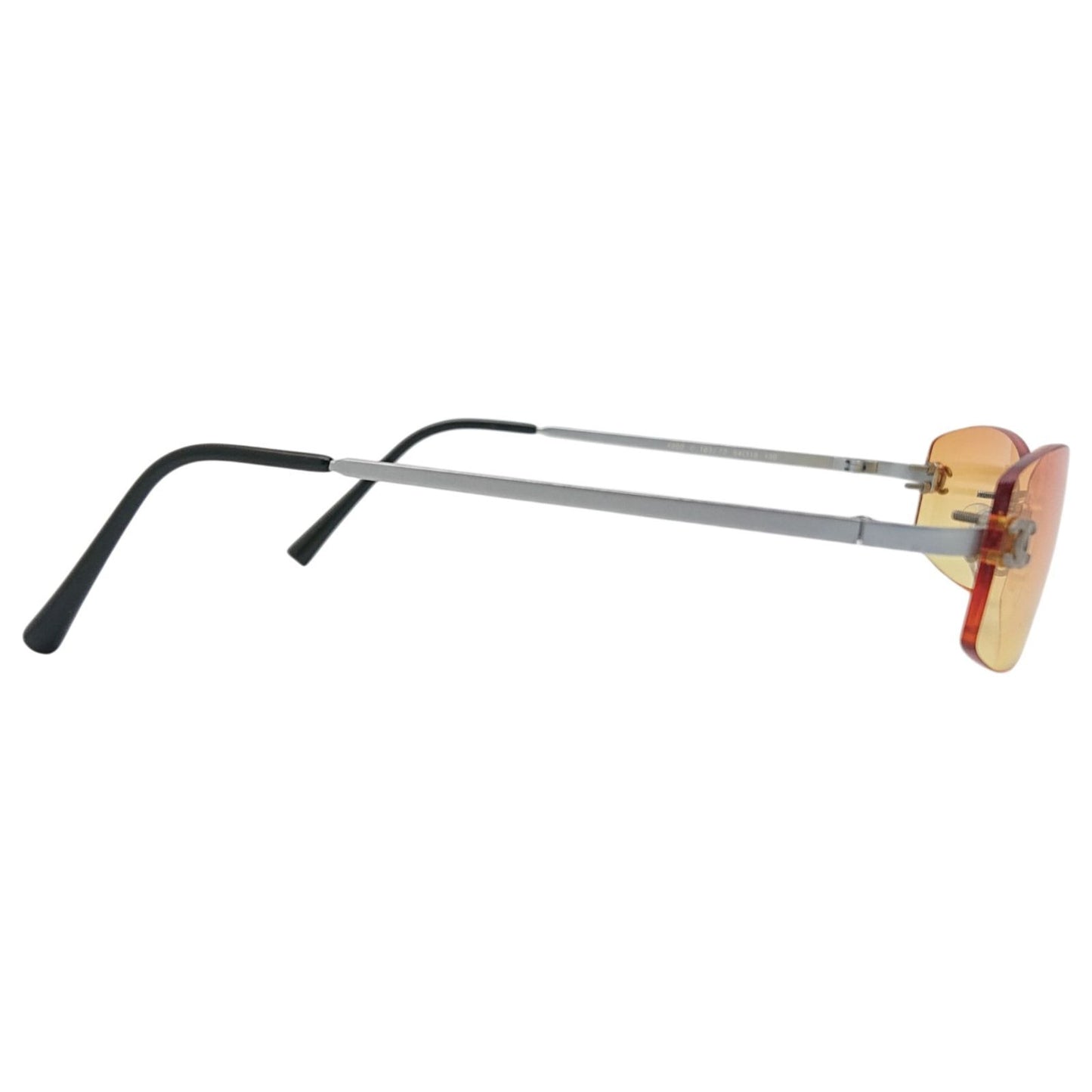 Chanel CC Logo Rimless Sunglasses Y2k Vintage Eyewear — view 6