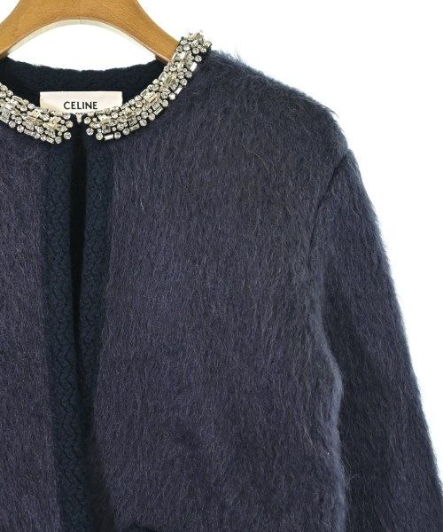 Celine Collarless Jacket Navy — view 4