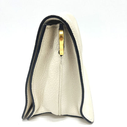 Prada Shoulder Bag Vitello Daino Leather White — view 3
