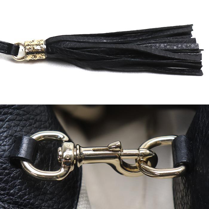 Gucci Soho Interlocking G Tote Bag Black — view 6