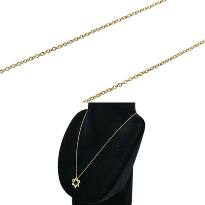 Tiffany & Co 18K Yellow Gold Star Of David Necklace 40 — view 4