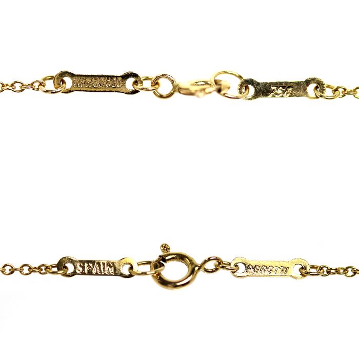 Tiffany & Co 18K Yellow Gold Star Of David Necklace 40 — view 5