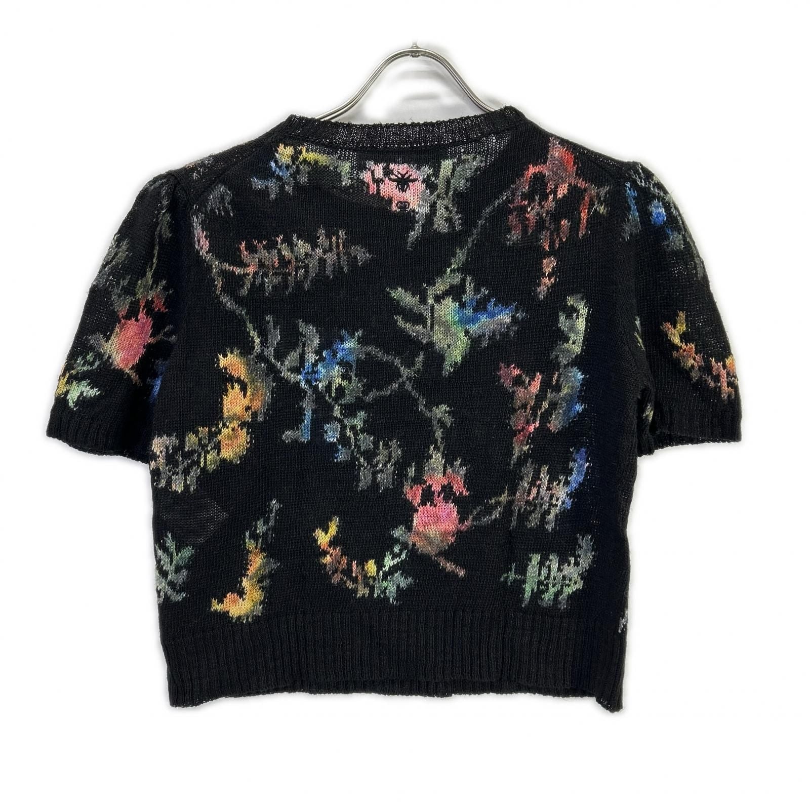 Dior Petites Fleurs Floral Knit Sweater — view 2