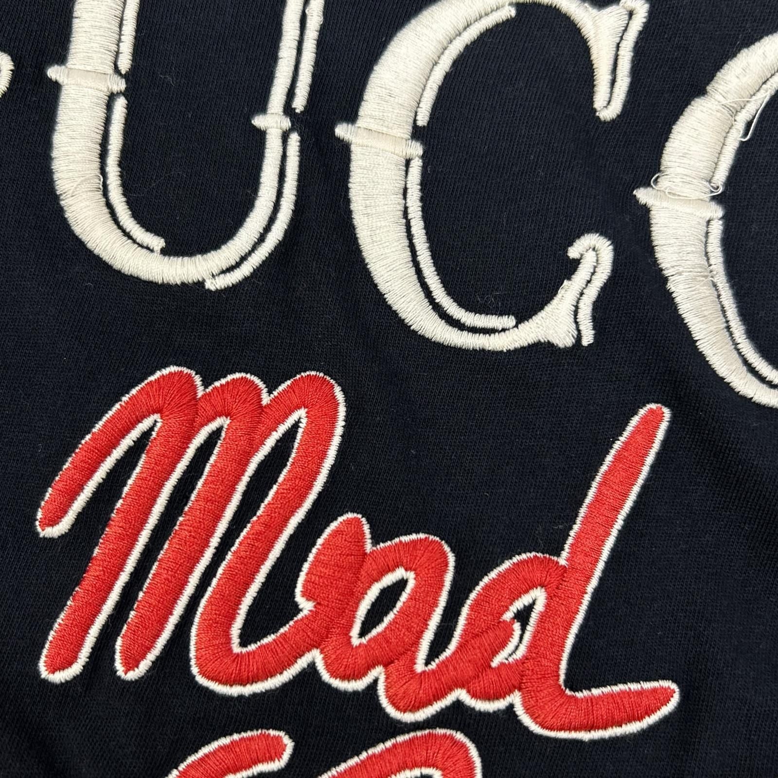 Gucci Black Mad Cookies Cat Embroidery T-Shirt — view 6