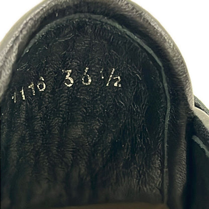 Dior Shoes Silver Black Braided Espadrilles Leather 36.5 — view 6
