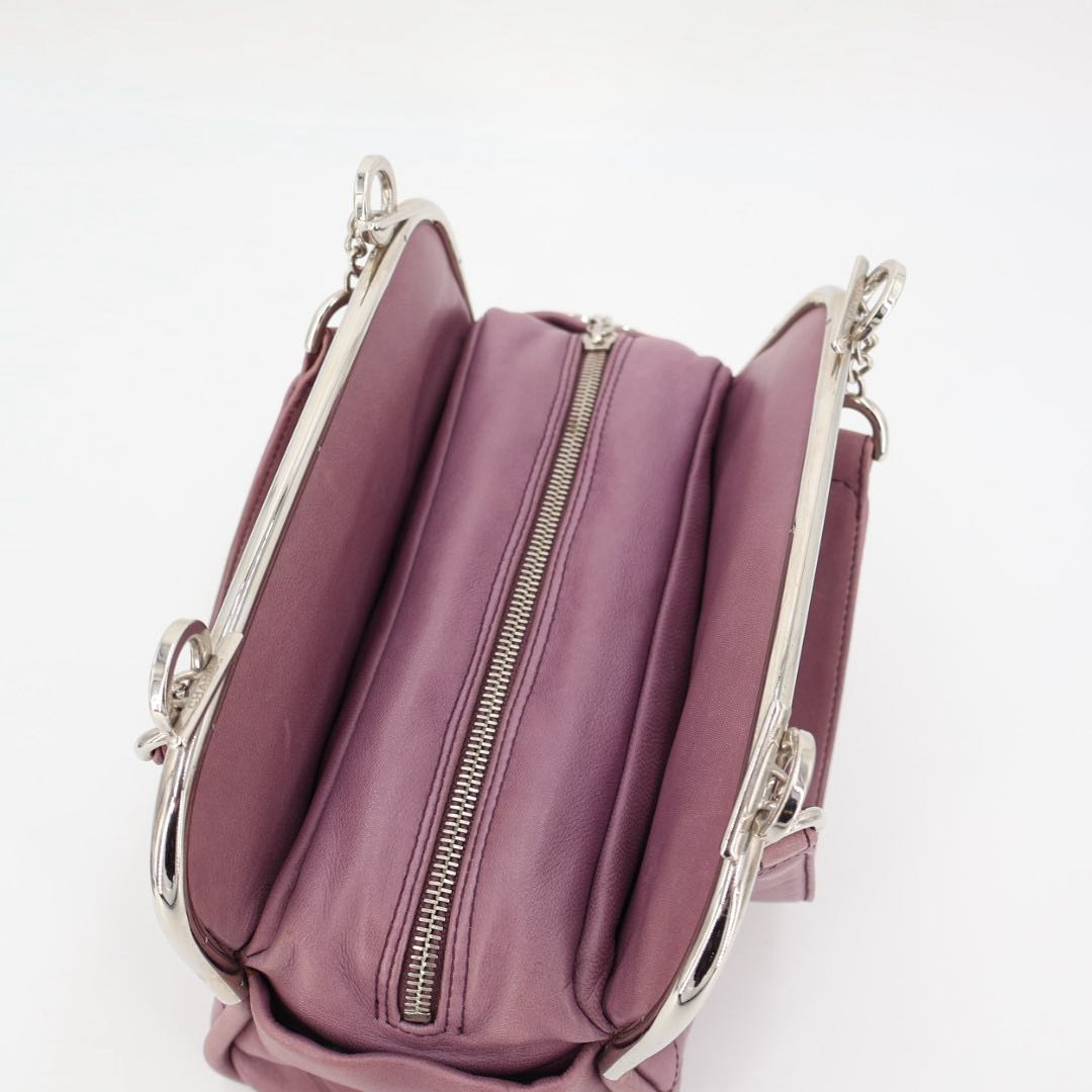 Chanel CC Logo Handbag Quilted Leather — view 5