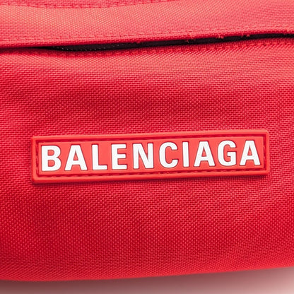 Balenciaga Red Explorer Logo Belt Bag — view 8