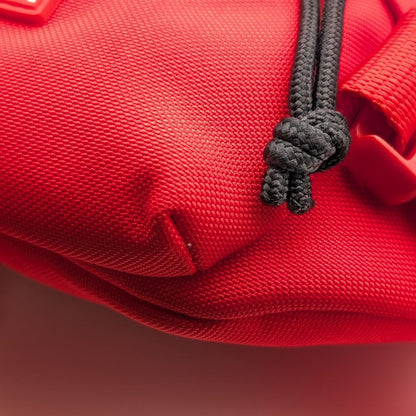 Balenciaga Red Explorer Logo Belt Bag — view 6