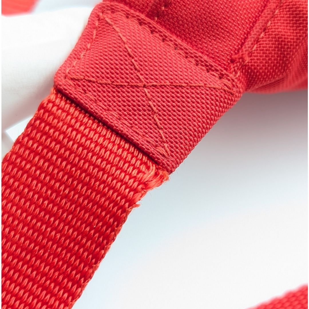 Balenciaga Red Explorer Logo Belt Bag — view 5