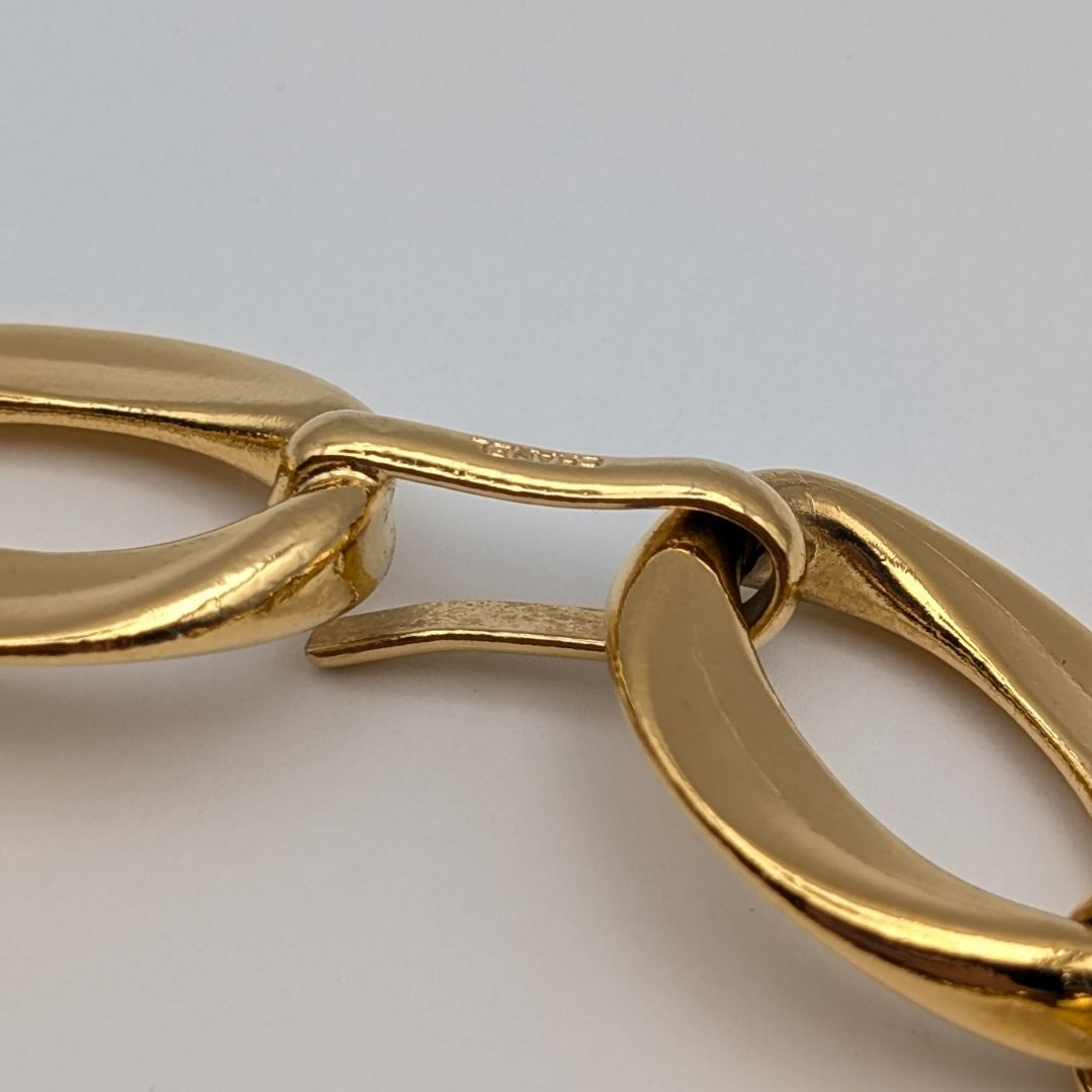 Chanel Gold Chain Choker Necklace Vintage — view 3