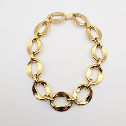 Chanel Gold Chain Choker Necklace Vintage