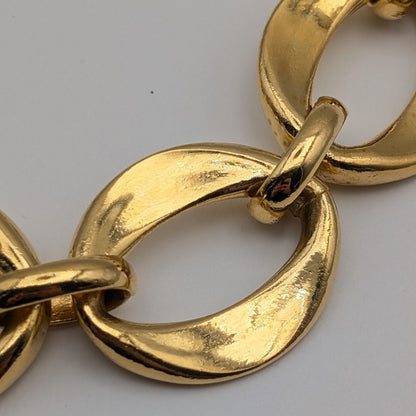 Chanel Gold Chain Choker Necklace Vintage — view 5