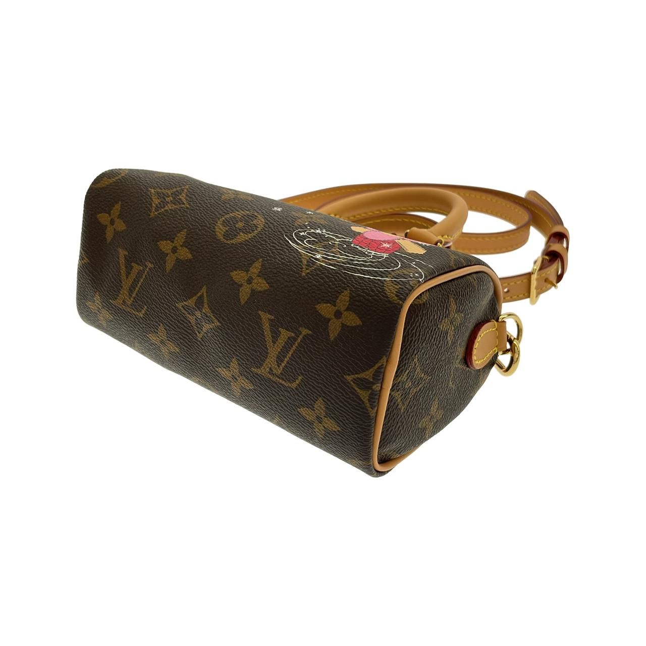 Louis Vuitton Monogram Nano Speedy Boston Bag — view 3