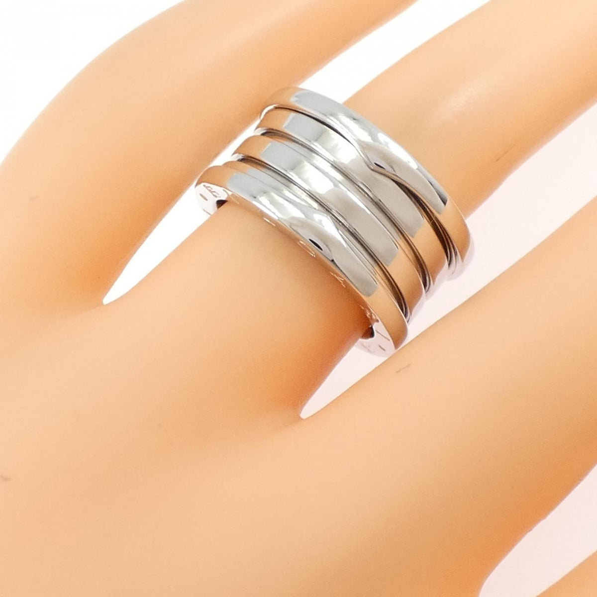 Bvlgari B.zero1 Band Ring White Gold — view 4
