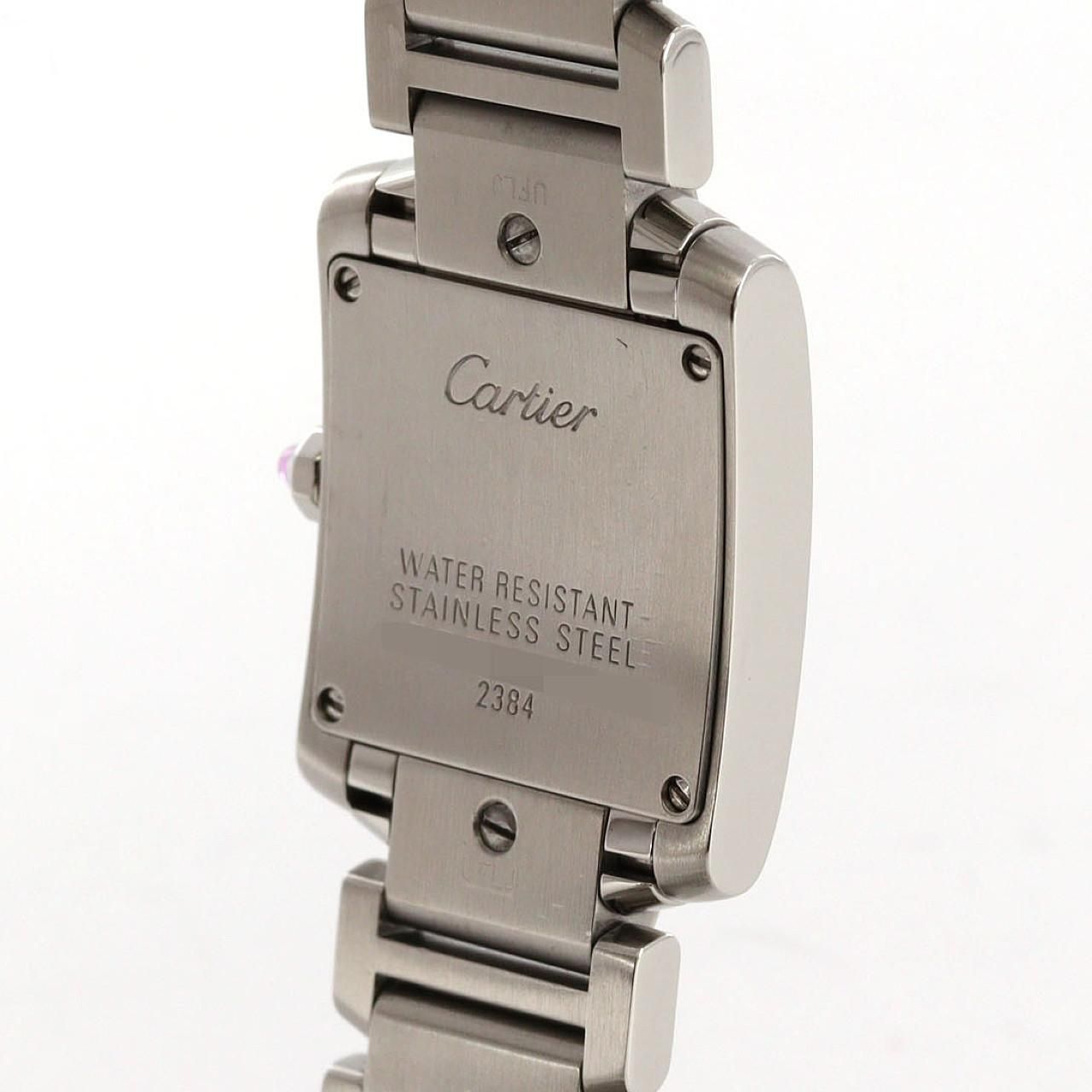 Cartier Tank Francaise SM SS Quartz Watch — view 6