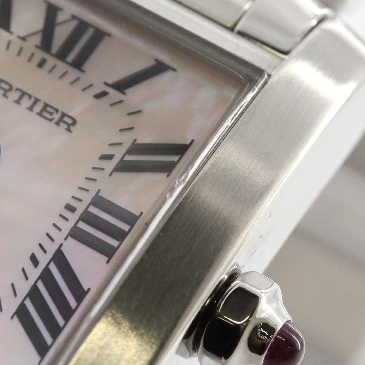 Cartier Tank Francaise SM SS Quartz Watch — view 8