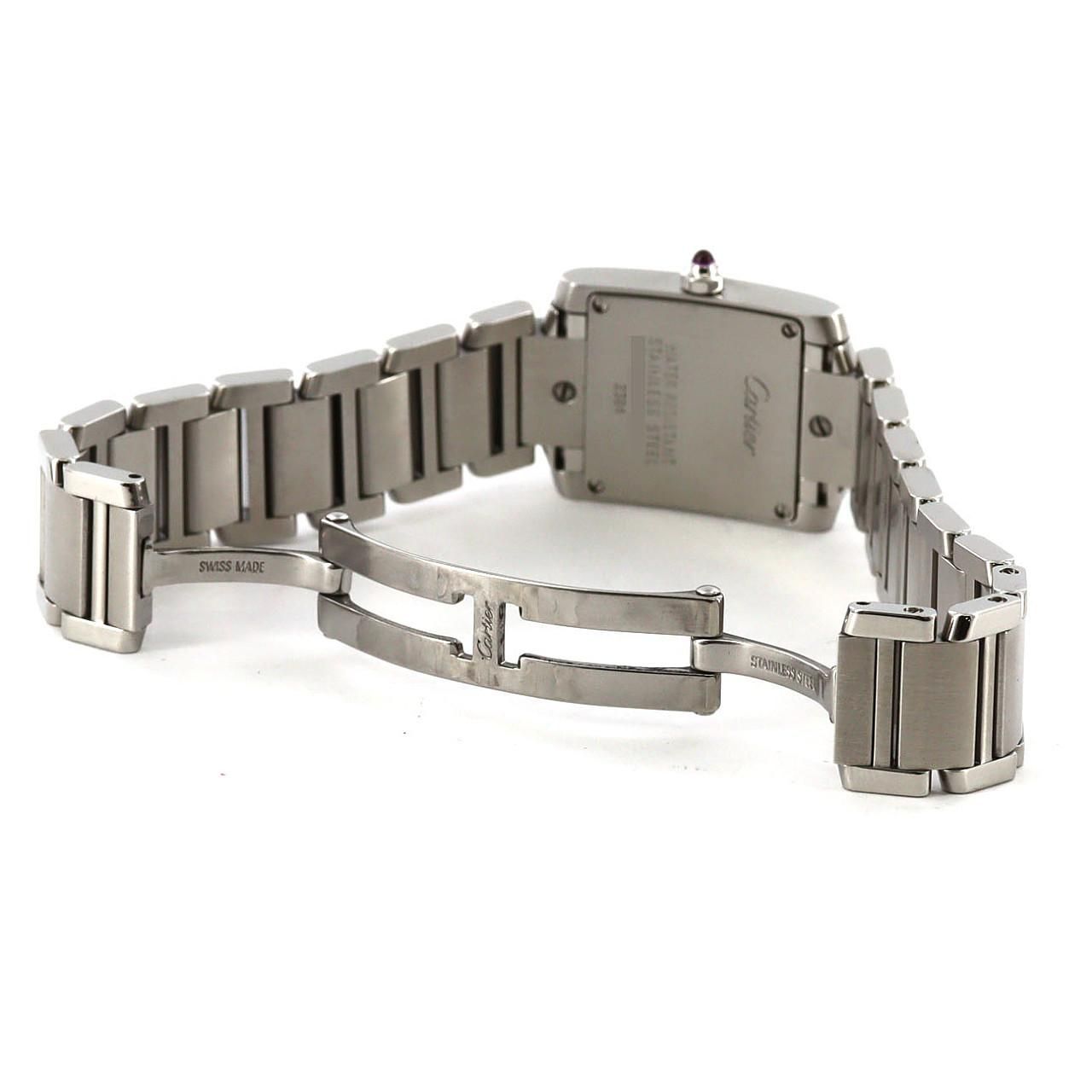 Cartier Tank Francaise SM SS Quartz Watch — view 7
