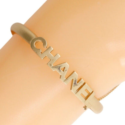 Chanel Ring Set CC Logo Gold Plated With Rhinestones 01c Bangle Bracelet — view 2