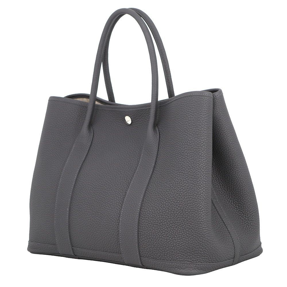 Hermes Tote Bag Garden Party PM Grimeia Silver Negonda — view 2