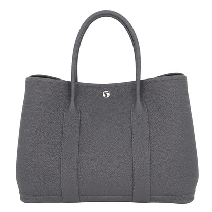 Hermes Tote Bag Garden Party PM Grimeia Silver Negonda