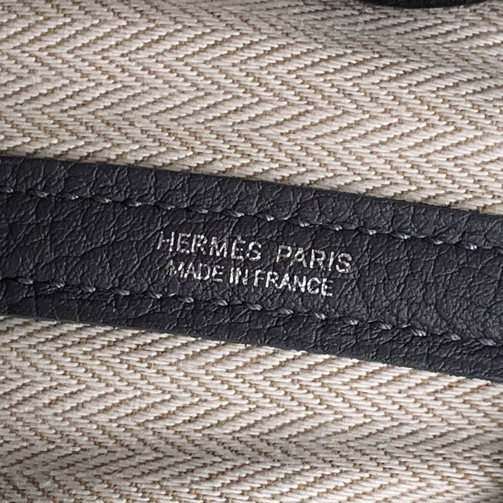 Hermes Tote Bag Garden Party PM Grimeia Silver Negonda — view 7