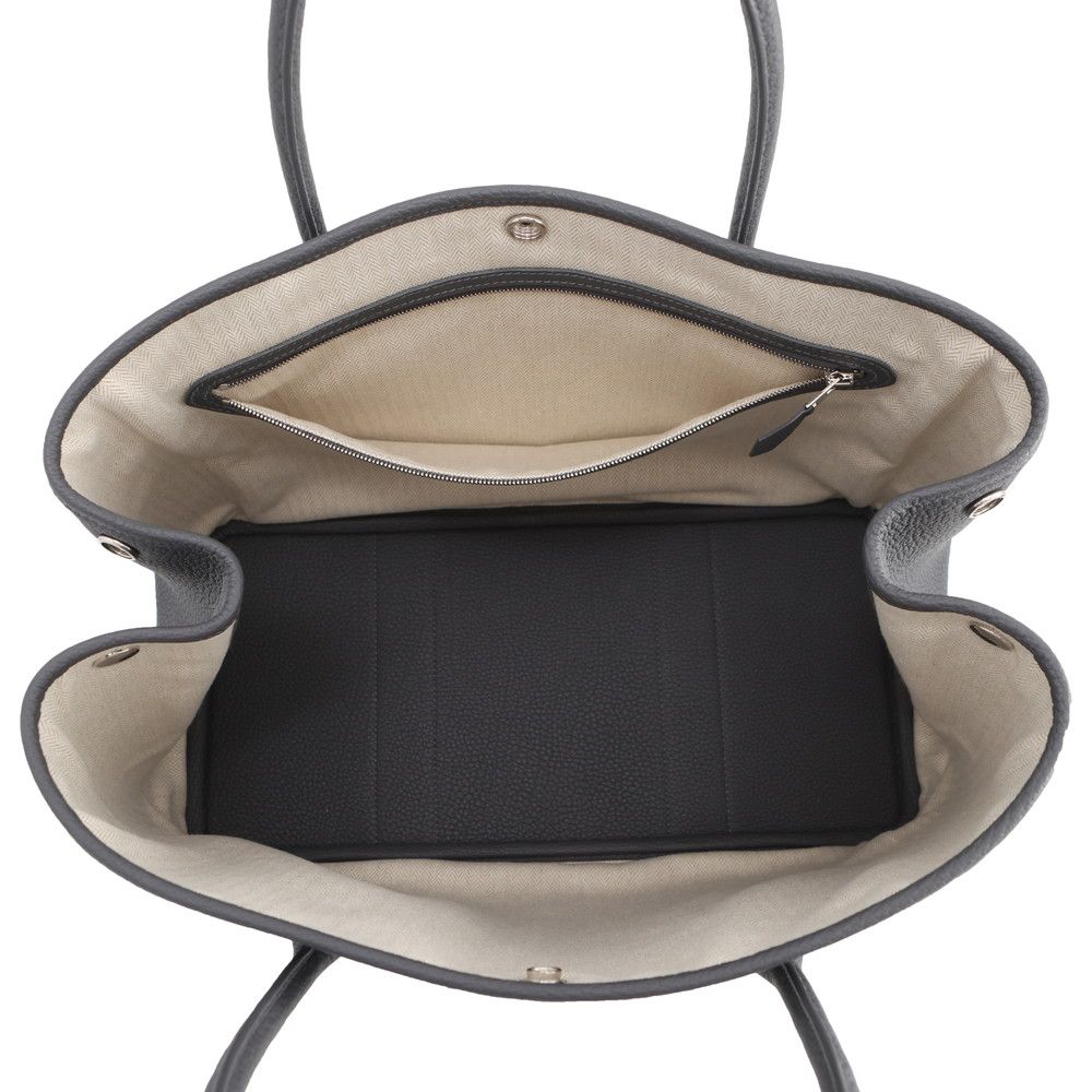 Hermes Tote Bag Garden Party PM Grimeia Silver Negonda — view 5
