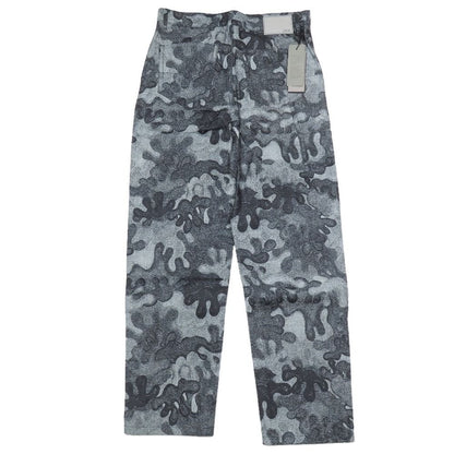 Dior Peter Doig Denim Pants Camouflage Button Fly 31 Gray — view 2