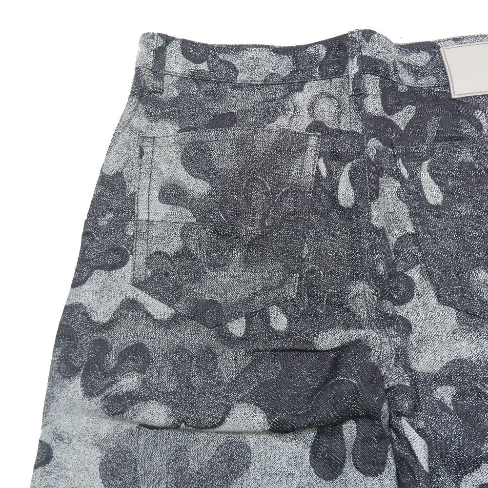 Dior Peter Doig Denim Pants Camouflage Button Fly 31 Gray — view 5