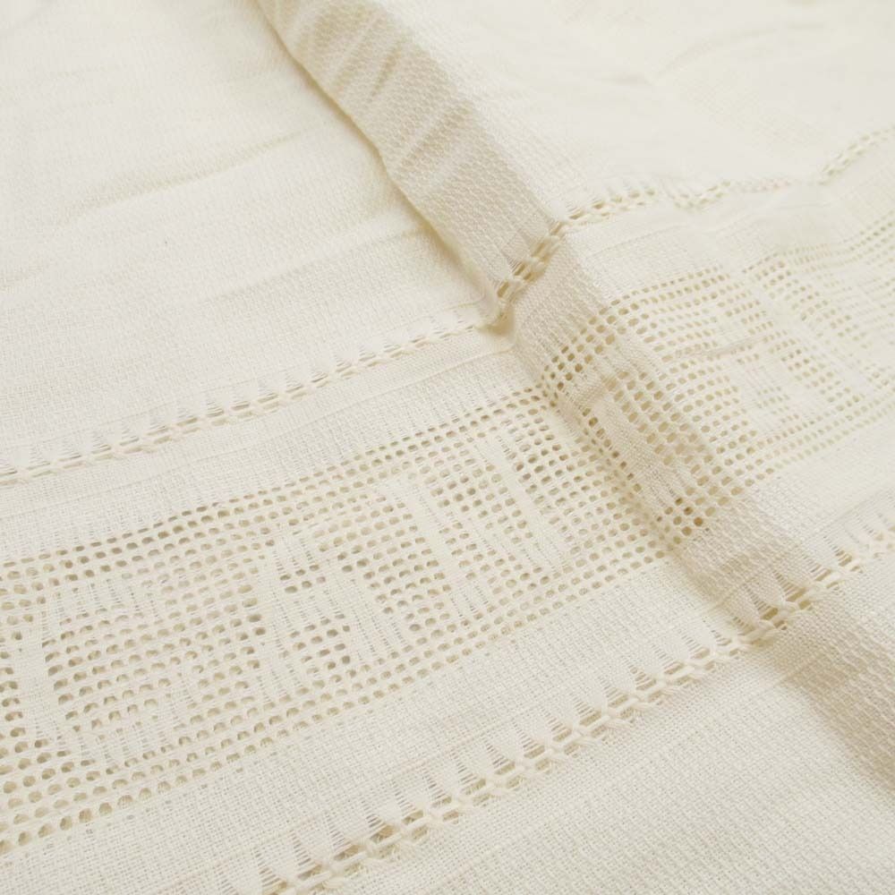 Dior Lace Up High Waist Long Skirt Fringe 36 Ivory — view 3