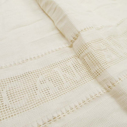 Dior Lace Up High Waist Long Skirt Fringe 36 Ivory — view 3