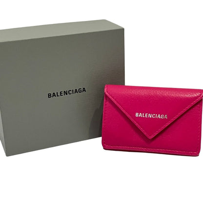Balenciaga Paper Mini Wallet Purple