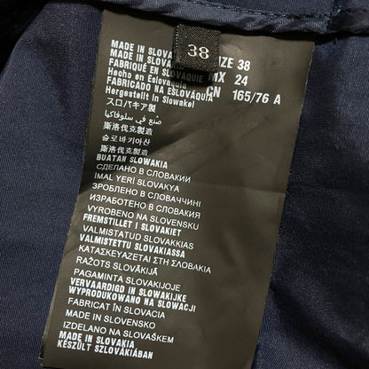 Prada Double Breasted Spring Coat Trench 38 Navy — view 5