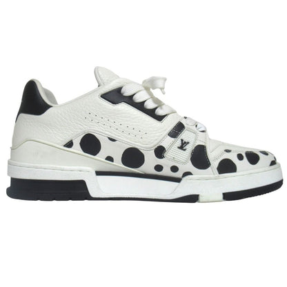 Louis Vuitton Yayoi Kusama Collaboration LV Trainers Leather Sneakers 7.5 — view 3