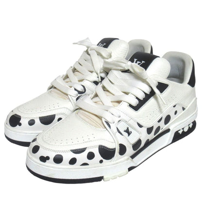 Louis Vuitton Yayoi Kusama Collaboration LV Trainers Leather Sneakers 7.5
