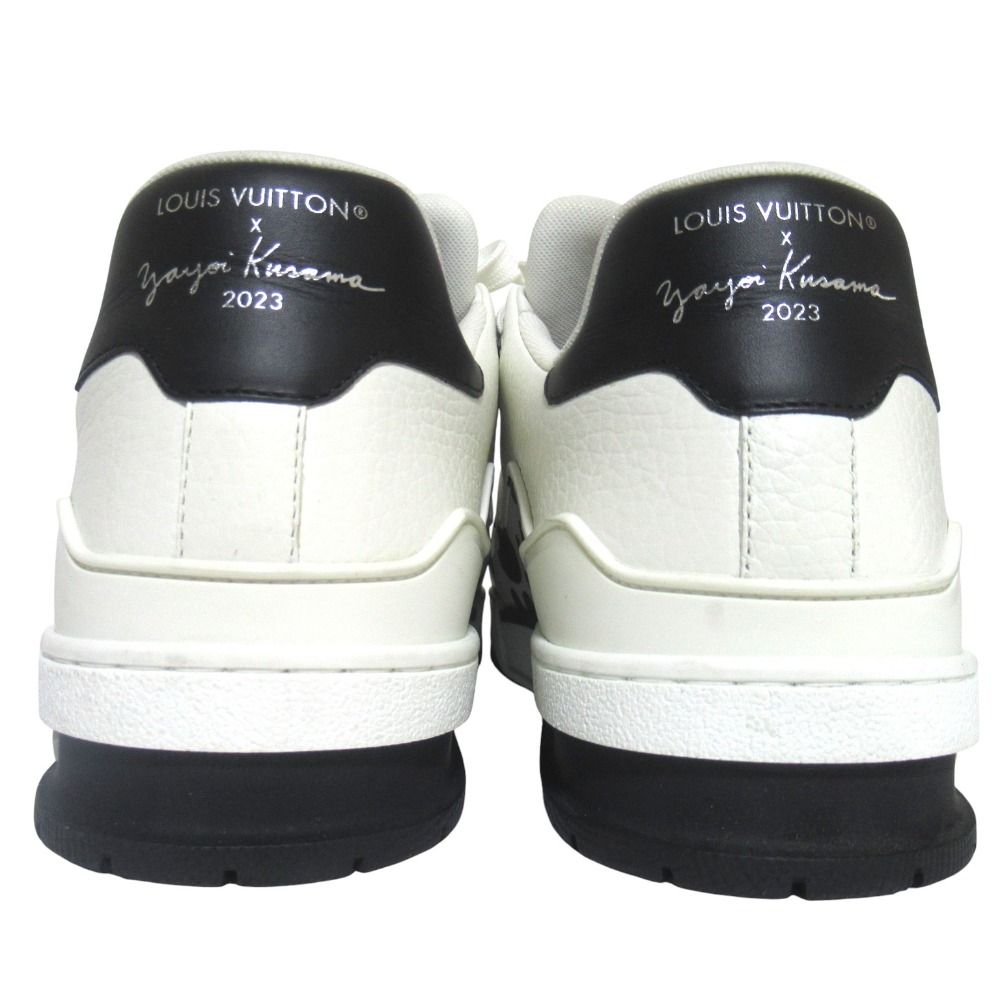 Louis Vuitton Yayoi Kusama Collaboration LV Trainers Leather Sneakers 7.5 — view 4