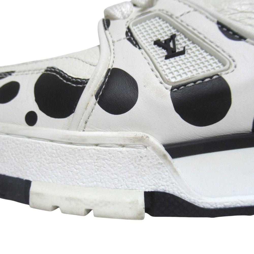 Louis Vuitton Yayoi Kusama Collaboration LV Trainers Leather Sneakers 7.5 — view 7