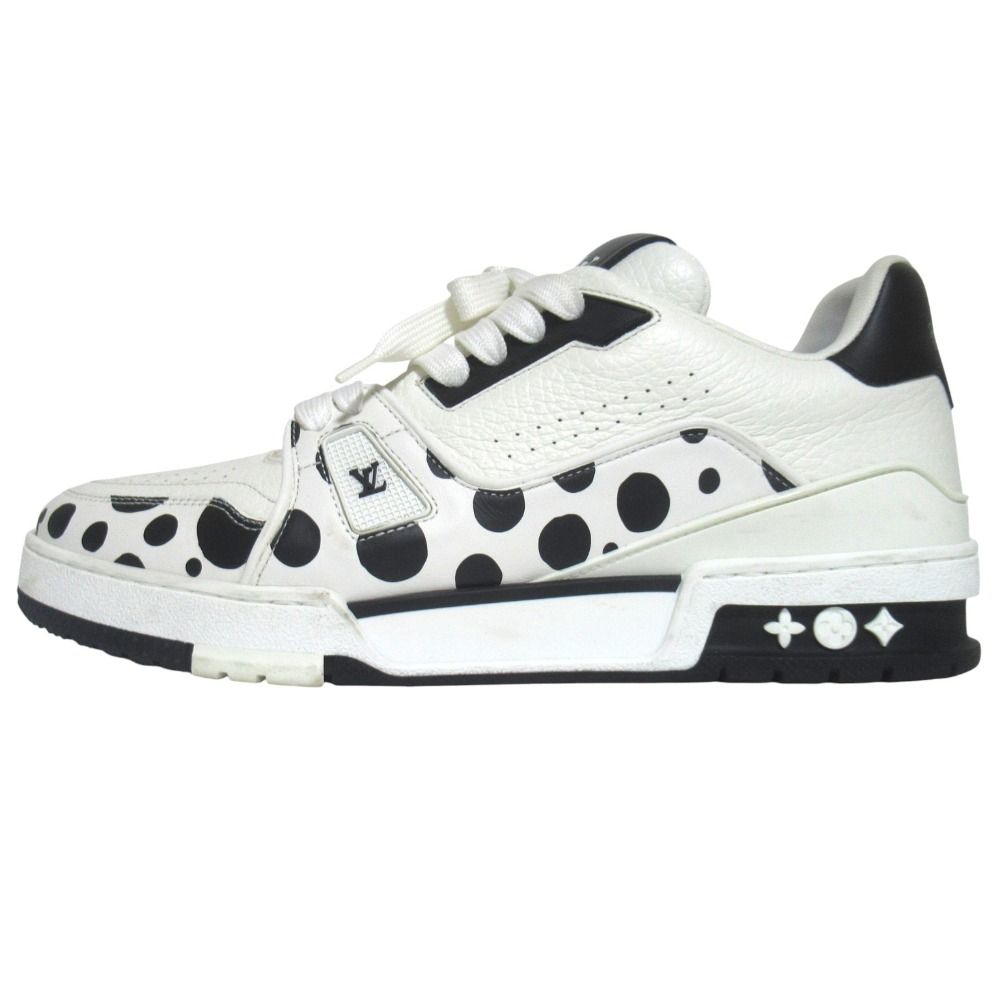 Louis Vuitton Yayoi Kusama Collaboration LV Trainers Leather Sneakers 7.5 — view 2